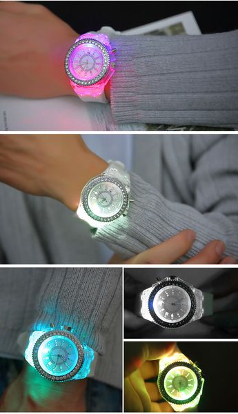 fashion designer luminous watch for men and women korean version of simple trend disco jelly quartz watch, Slivery;black
fashion designer luminous watch for men and women korean version of simple trend disco jelly quartz watch, Slivery;black