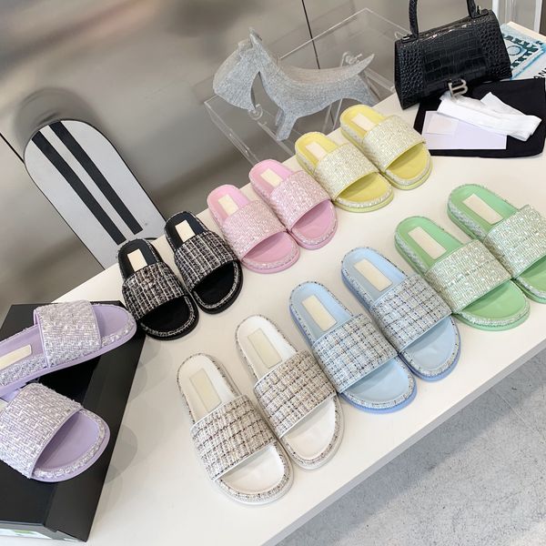 brand slippers with the highest quality small fragrant style thick sole slippers women's high-end feeling new linen woven flat bottomed, Black
brand slippers with the highest quality small fragrant style thick sole slippers women's high-end feeling new linen woven flat bottomed, Black
