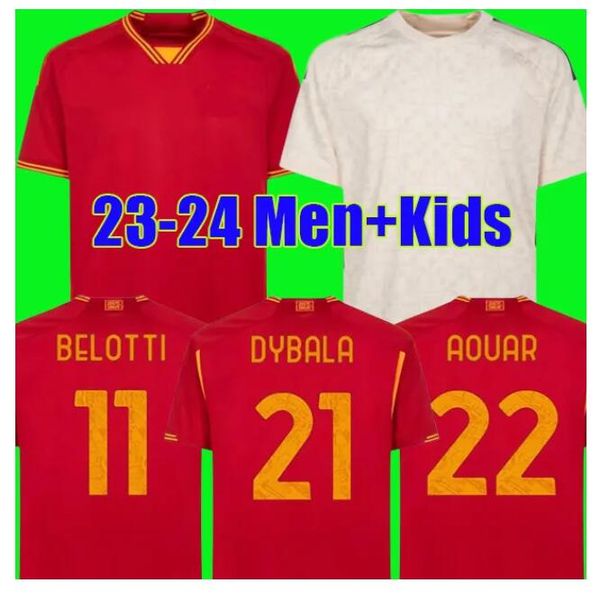 23 24 dybala roma totti soccer jerseys 2023 2024 abraham pellegrini zaniolo football shirt el shaarawy belotti wijnaldum smalling rome playe, Black
23 24 dybala roma totti soccer jerseys 2023 2024 abraham pellegrini zaniolo football shirt el shaarawy belotti wijnaldum smalling rome playe, Black