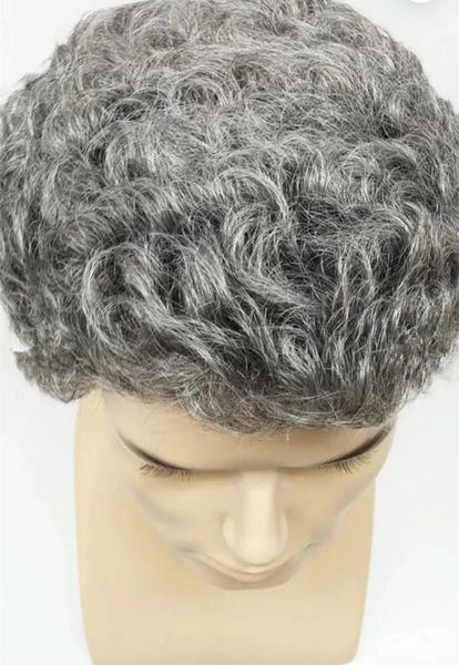gray salt and pepper short curly men's wig glueless machine made no lace silver grey weave wig human hair, Black;brown
gray salt and pepper short curly men's wig glueless machine made no lace silver grey weave wig human hair, Black;brown