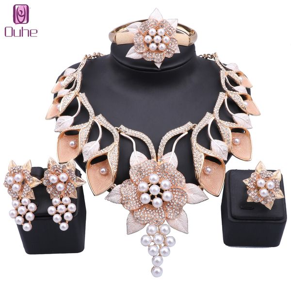 wedding jewelry sets women's crystal dubai gold color imitation pearl necklace earrings bangle ring party wedding accessories jewelry s, Slivery;golden
wedding jewelry sets women's crystal dubai gold color imitation pearl necklace earrings bangle ring party wedding accessories jewelry s, Slivery;golden