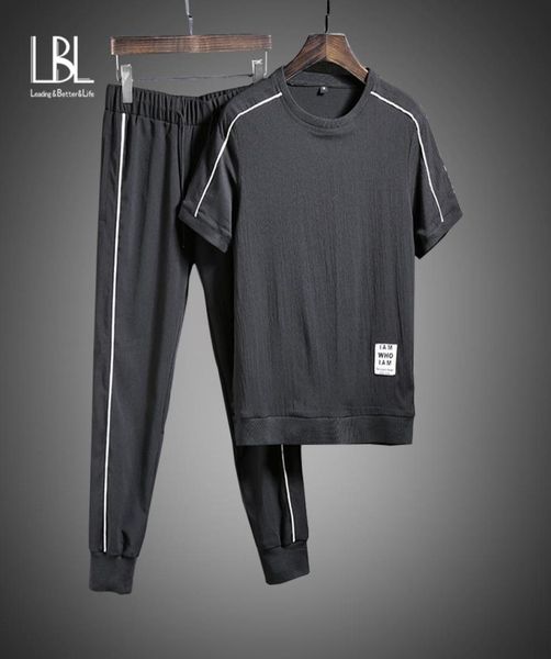 set men summer polyester sportswear beach suits short sleeve sweatsuitpants tracksuit mens sportsuits tee shirtlong pants sets4086132, Gray
set men summer polyester sportswear beach suits short sleeve sweatsuitpants tracksuit mens sportsuits tee shirtlong pants sets4086132, Gray