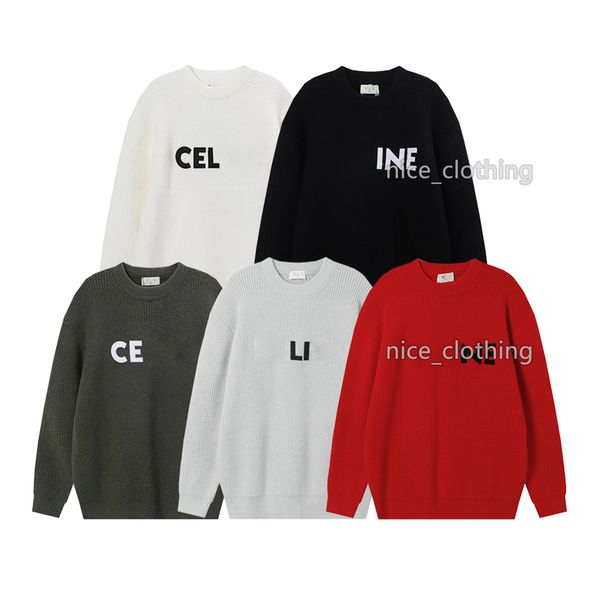 mens womens designer sweater autumn sweater luxury brand cel sweater mens womens long sleeve casual clothing clothes, White;black
mens womens designer sweater autumn sweater luxury brand cel sweater mens womens long sleeve casual clothing clothes, White;black