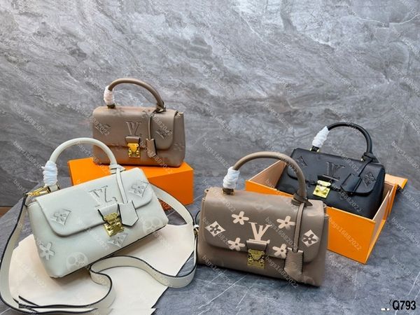 hight quality madeleine bb totes shoulder messenger bags for women cowhide black emboss handbags designer crossbody bag chain bag luxury lou
hight quality madeleine bb totes shoulder messenger bags for women cowhide black emboss handbags designer crossbody bag chain bag luxury lou