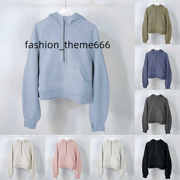 autumn and winter yoga hoodie scuba womens plus velvet thickening jackets hoodys sports half zipper terry designer sweater cing loose short, Black
autumn and winter yoga hoodie scuba womens plus velvet thickening jackets hoodys sports half zipper terry designer sweater cing loose short, Black