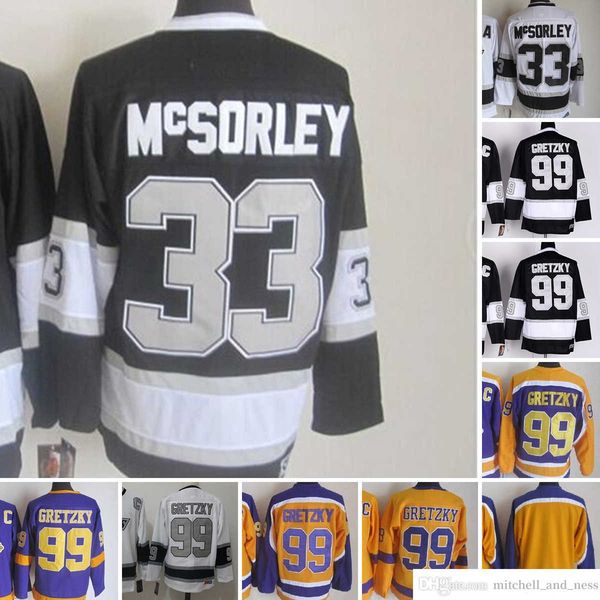 1980 movie vintage hockey 99 wayne gretzky jerseys ccm embroidery 33 marty mcsorley jersey purple yellow white black man retro, Black;red
1980 movie vintage hockey 99 wayne gretzky jerseys ccm embroidery 33 marty mcsorley jersey purple yellow white black man retro, Black;red