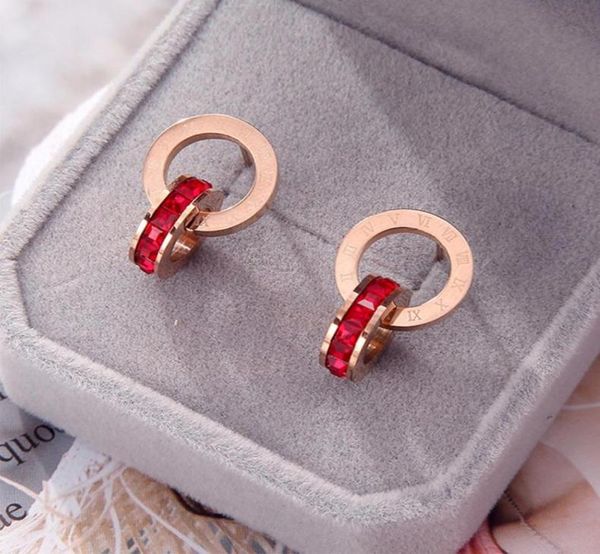 crystal diamond earrings stud rose gold fashion designer jewelry titanium steel double wound roman numerals stud earring for women8381354, Golden;silver
crystal diamond earrings stud rose gold fashion designer jewelry titanium steel double wound roman numerals stud earring for women8381354, Golden;silver