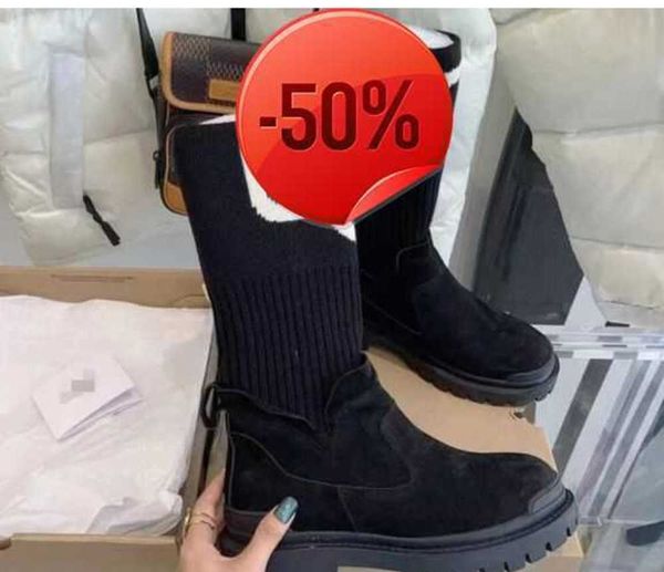 boots women's fashion snow boots thick soled elastic knitting stitching warm socks martin middle platform boots87, Black
boots women's fashion snow boots thick soled elastic knitting stitching warm socks martin middle platform boots87, Black