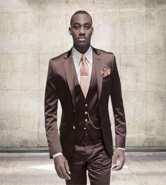 excellent chocolate groom tuxedos notch lapel slim fit man wedding 3 piece suit men business dinner prom blazerjacketpantstiev4852906, Black;gray
excellent chocolate groom tuxedos notch lapel slim fit man wedding 3 piece suit men business dinner prom blazerjacketpantstiev4852906, Black;gray