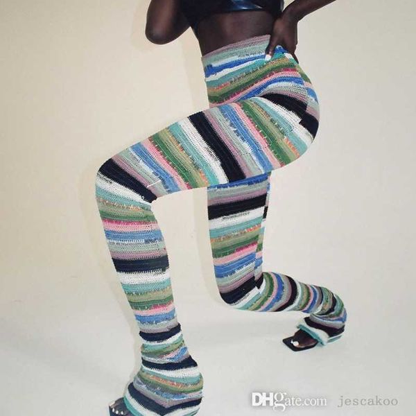 fashion stripe knitted pants for womens 2023 designer clothing stacked sweatpants trousers ladies leggings, Black;white
fashion stripe knitted pants for womens 2023 designer clothing stacked sweatpants trousers ladies leggings, Black;white