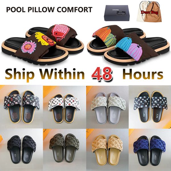 pool pillow mules women designers luxurious sandals sunset flat comfort mules padded front strap slippers fashion style slides men womens sh, Black
pool pillow mules women designers luxurious sandals sunset flat comfort mules padded front strap slippers fashion style slides men womens sh, Black