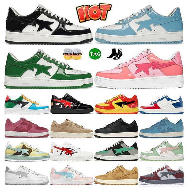 2023 designer casual shoes low for men sneakers patent leather black white blue camouflage skateboarding jogging sports bapestar trainers
2023 designer casual shoes low for men sneakers patent leather black white blue camouflage skateboarding jogging sports bapestar trainers