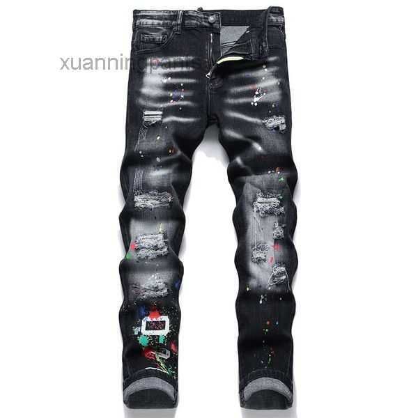 jeans stree denim tears luxury men embroidery pants fashion holes clothing 5n5r, Blue
jeans stree denim tears luxury men embroidery pants fashion holes clothing 5n5r, Blue