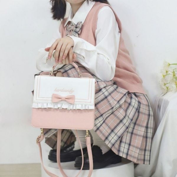 school bags trendy y2k student schoolbag lolita bow handbag korean high capacity niche jk uniform shoulder bag mochilas para mujer 230729
school bags trendy y2k student schoolbag lolita bow handbag korean high capacity niche jk uniform shoulder bag mochilas para mujer 230729
