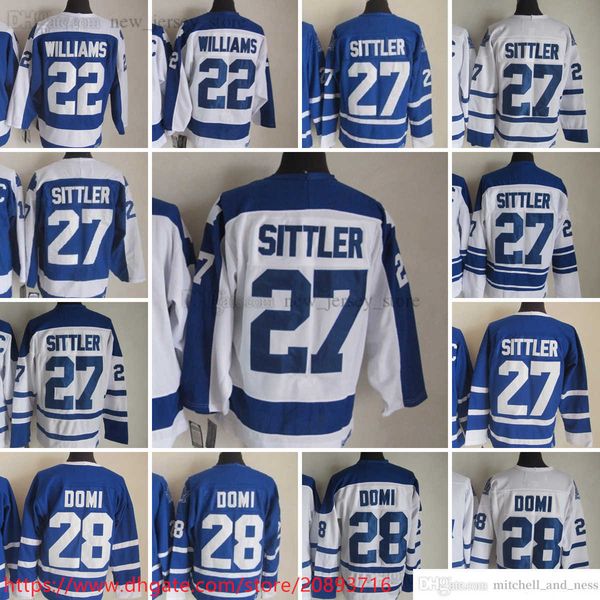 1980 movie ccm vintage hockey 27 darryl sittler jerseys embroidery 28 tie domi 22 tiger williams jersey white blue green for man, Black;red
1980 movie ccm vintage hockey 27 darryl sittler jerseys embroidery 28 tie domi 22 tiger williams jersey white blue green for man, Black;red