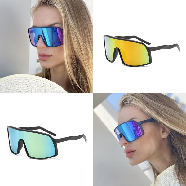 colorful bicycle riding glasses men's women one piece sunglasses outdoor sports sunglasses in europe and america 6 colors, White;black
colorful bicycle riding glasses men's women one piece sunglasses outdoor sports sunglasses in europe and america 6 colors, White;black