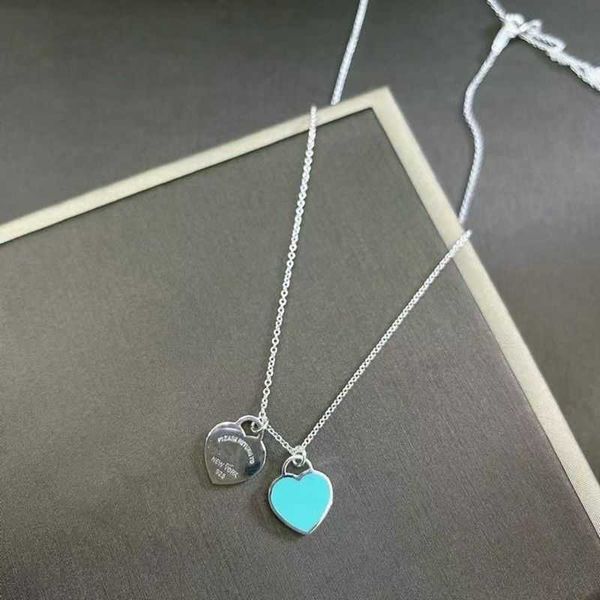 return to necklace jewelry classic silver heart enamel blue heart love necklace versatile collar chain women's valentine's day gif
return to necklace jewelry classic silver heart enamel blue heart love necklace versatile collar chain women's valentine's day gif