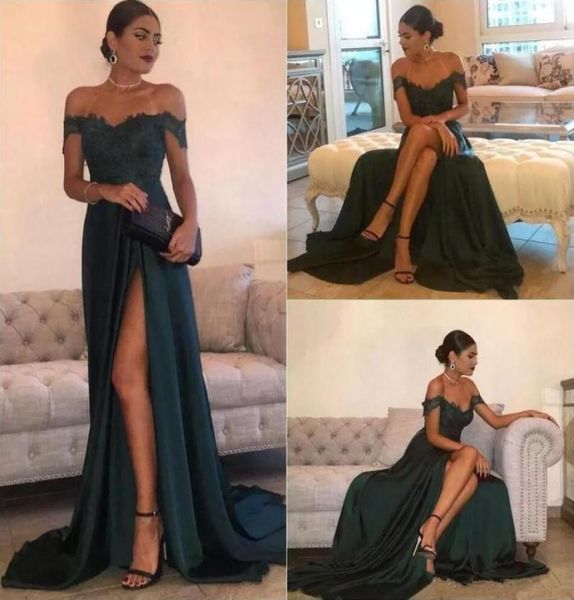 off the shoulder dark green appliques chiffon long prom dresses high side split formal evening dress elegant pageant celebrity par5629240, Black
off the shoulder dark green appliques chiffon long prom dresses high side split formal evening dress elegant pageant celebrity par5629240, Black