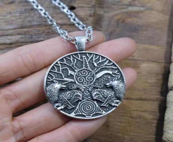 pendant necklaces 12pcs viking world tree double wolf necklace wicca pagan jewlery for men women262n8172555, Silver
pendant necklaces 12pcs viking world tree double wolf necklace wicca pagan jewlery for men women262n8172555, Silver