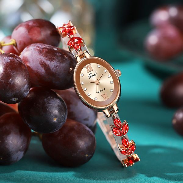 women watches luxury watches oval quartz watch jewelry medieval bracelet watch, Slivery;brown
women watches luxury watches oval quartz watch jewelry medieval bracelet watch, Slivery;brown