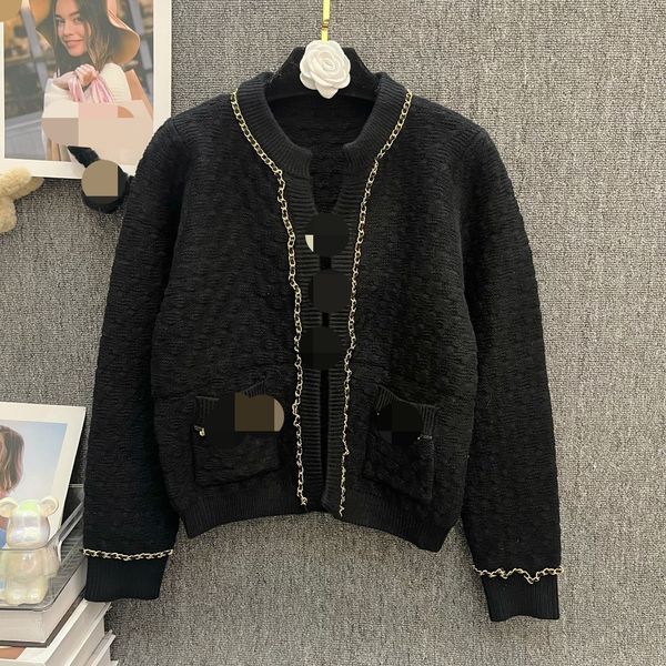 322 2023 spring brand same style sweater long sleeve crew neck cardigan fashion womens clothes womens qian6, White;black
322 2023 spring brand same style sweater long sleeve crew neck cardigan fashion womens clothes womens qian6, White;black