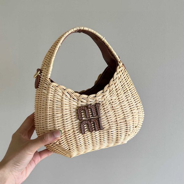 designer bags vegetable basket handbag small women's bag casual fashion women's bag miu tote bag c9nk