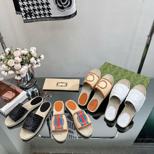 new women's interlocking g espadrilles sole flat slides slippers raffia sandals open toes luxury designer casual shoes factory footwear, Black
new women's interlocking g espadrilles sole flat slides slippers raffia sandals open toes luxury designer casual shoes factory footwear, Black