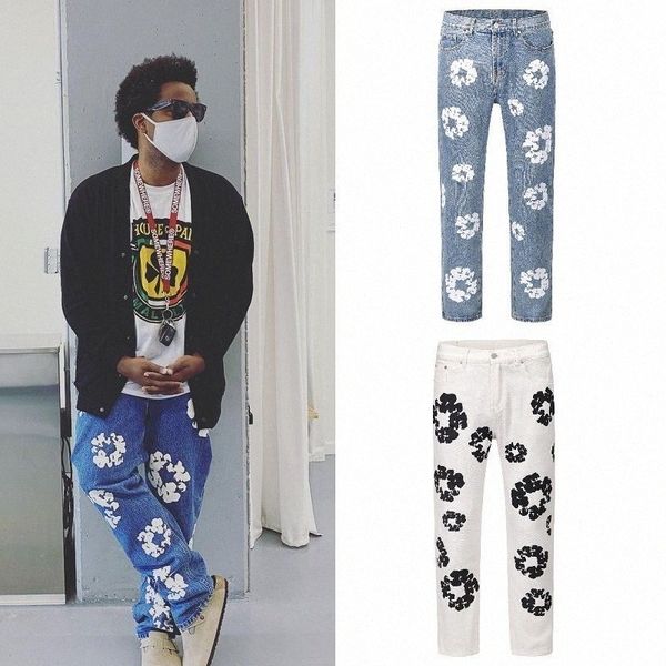 flower full print jeans high street pants oversized streetwear straight casual men and women denim trousers f9fj#, Blue
flower full print jeans high street pants oversized streetwear straight casual men and women denim trousers f9fj#, Blue