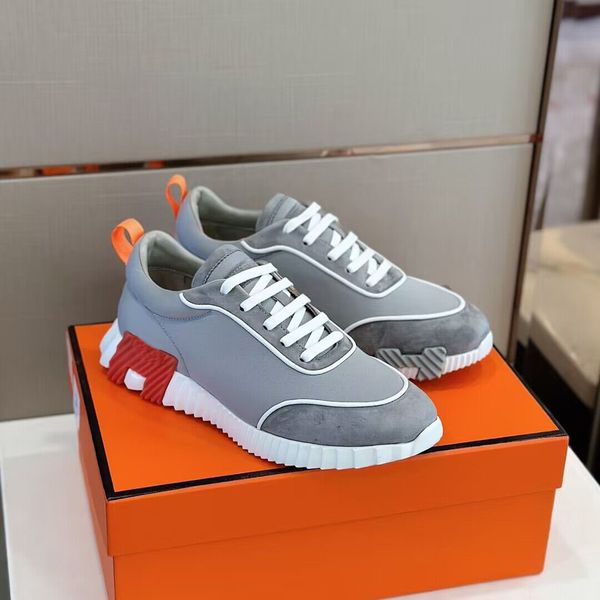 luxury men bouncing runner sports shoes nappa leather technical jersey & suede goatskin low trainers comfort party dress walking with box, Black
luxury men bouncing runner sports shoes nappa leather technical jersey & suede goatskin low trainers comfort party dress walking with box, Black