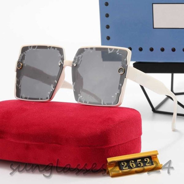 2023 sunglass women eyeglasses outdoor shades frame fashion classic lady sun glasses mirrors for womens luxury sunglasses goggle 2652, White;black
2023 sunglass women eyeglasses outdoor shades frame fashion classic lady sun glasses mirrors for womens luxury sunglasses goggle 2652, White;black