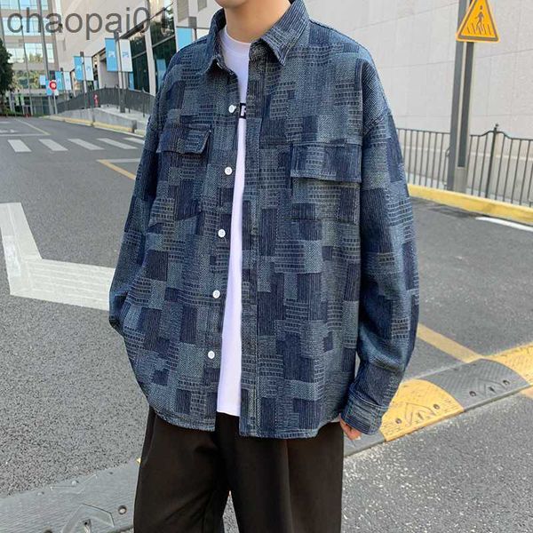 ins retro trendy denim shirt loose and versatile long sleeved shirt hong kong style summer korean version work jacket for men, White;black
ins retro trendy denim shirt loose and versatile long sleeved shirt hong kong style summer korean version work jacket for men, White;black