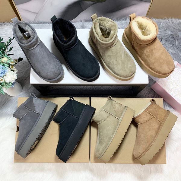 women winter classic ultra mini boot designer australian platform boots for men real leather warm ankle fur booties luxurious shoe uggity 35, Black
women winter classic ultra mini boot designer australian platform boots for men real leather warm ankle fur booties luxurious shoe uggity 35, Black