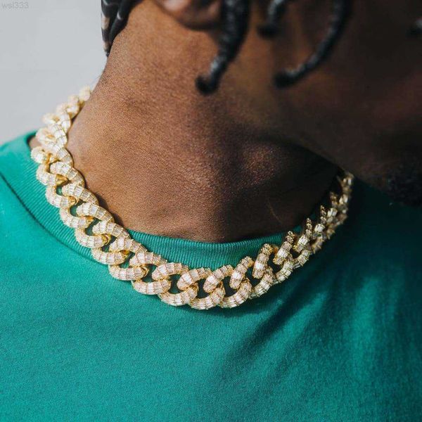 iced out 19mm baguette cuban chain 2 rows stone s925 sterling silver vvs moissanite cuban link chain
iced out 19mm baguette cuban chain 2 rows stone s925 sterling silver vvs moissanite cuban link chain
