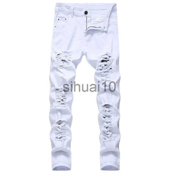 men's jeans men's white jeans fashion hip hop ripped skinny men denim trousers slim fit stretch distressed zip men jean pants j230, Blue
men's jeans men's white jeans fashion hip hop ripped skinny men denim trousers slim fit stretch distressed zip men jean pants j230, Blue