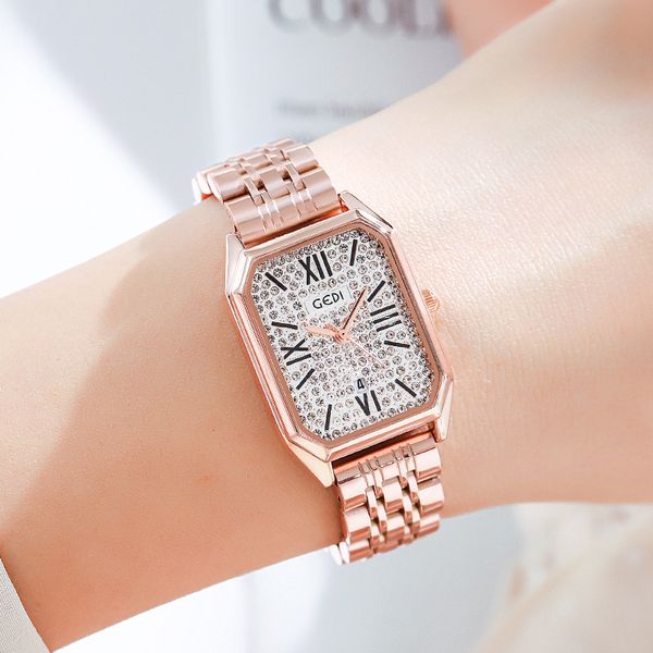 women fashion watches luxury temperament casual full star waterproof quartz watch, Slivery;brown
women fashion watches luxury temperament casual full star waterproof quartz watch, Slivery;brown