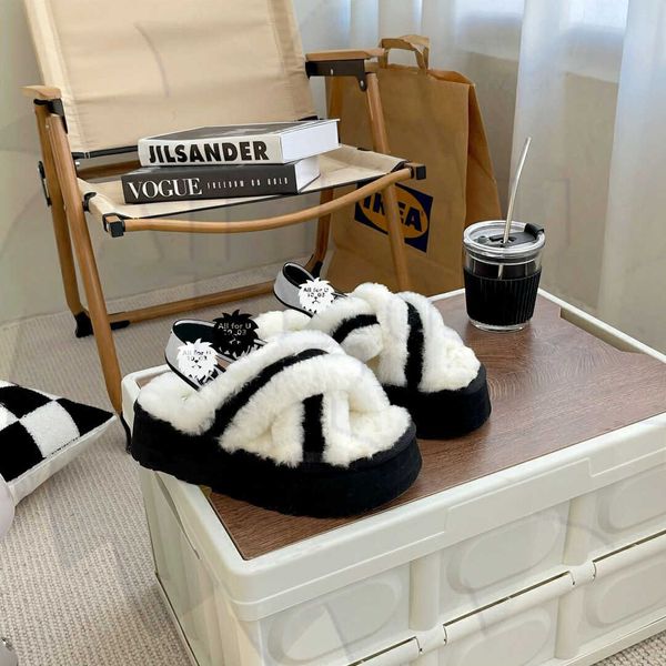 designer wool shoes thick sole fuzzy black scandals women's winter slippers tazzman boots fashional uggity warm and comfortable slipper
designer wool shoes thick sole fuzzy black scandals women's winter slippers tazzman boots fashional uggity warm and comfortable slipper