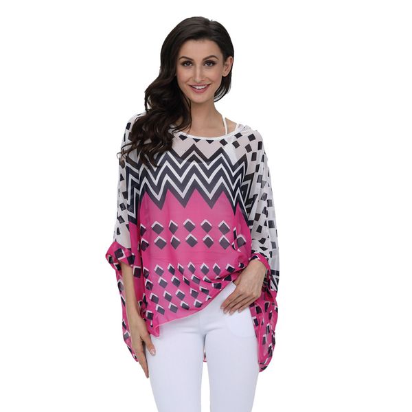 women's blouses shirts bhflutter style women blouses plus size batwing floral print summer tees woman casual chiffon blouse shirt blus, White
women's blouses shirts bhflutter style women blouses plus size batwing floral print summer tees woman casual chiffon blouse shirt blus, White
