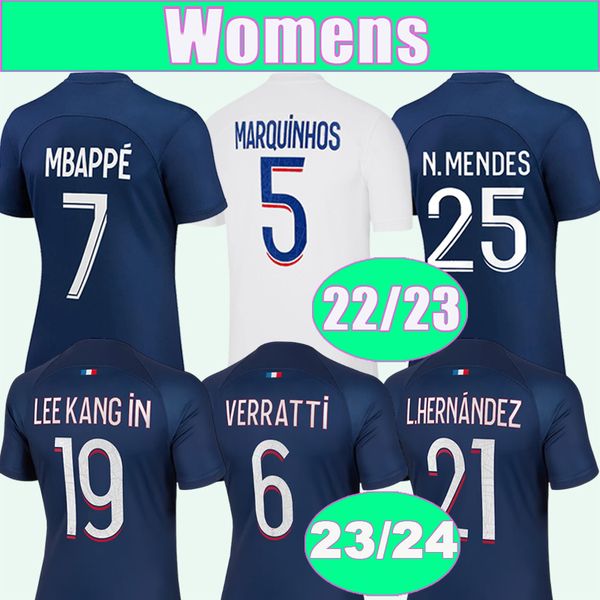 23 24 mbappe women soccer jerseys 22 23 kimpembe sergio ramos home 3rd football shirt verratti draxler icardi lady uniforms, Black;yellow
23 24 mbappe women soccer jerseys 22 23 kimpembe sergio ramos home 3rd football shirt verratti draxler icardi lady uniforms, Black;yellow