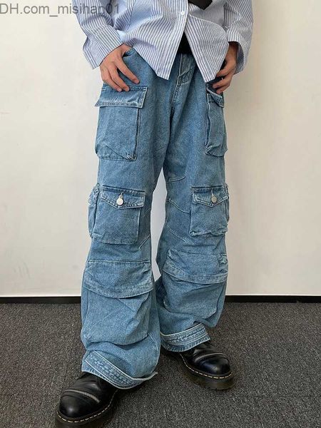 men's pants new y2k style multi pocket tool goods jeans american vintage street harajuku men's laundry mop pants youth clothing z2, Black
men's pants new y2k style multi pocket tool goods jeans american vintage street harajuku men's laundry mop pants youth clothing z2, Black