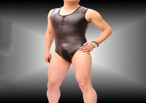 new men thick high elasticity pu faux leather vest zipper open crotch mens bodysuit tank night club dance gay wear 10851614628, Black
new men thick high elasticity pu faux leather vest zipper open crotch mens bodysuit tank night club dance gay wear 10851614628, Black