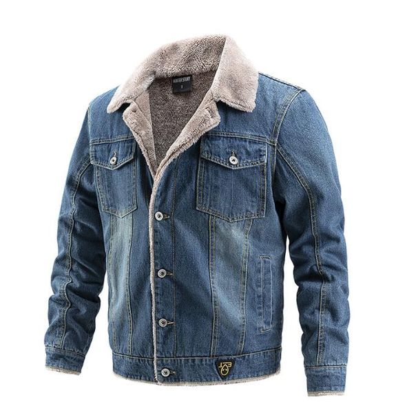men jacket and coat trendy warm fleece denim jacket winter fashion men jean outwear male cowboy, Black;brown
men jacket and coat trendy warm fleece denim jacket winter fashion men jean outwear male cowboy, Black;brown
