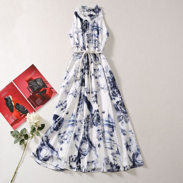 summer floral print sleeveless midi dresses for women 2023 designer holiday casual vestido feminino elegant aline robe, Black
summer floral print sleeveless midi dresses for women 2023 designer holiday casual vestido feminino elegant aline robe, Black