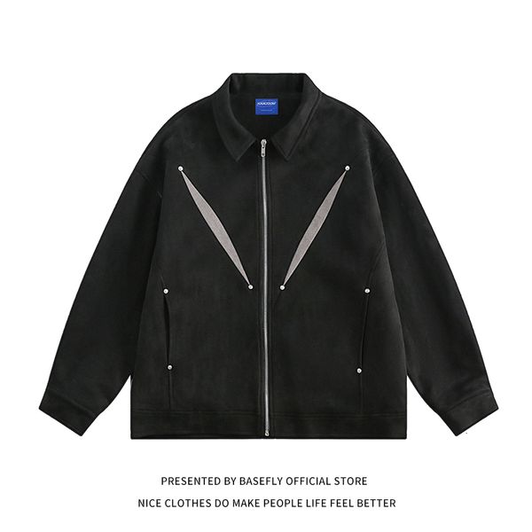 womens jackets arrival autumn spring solid retro vintage suede jacket high streetwear men baseball bomber coat varsity women chic 230729, Black;brown
womens jackets arrival autumn spring solid retro vintage suede jacket high streetwear men baseball bomber coat varsity women chic 230729, Black;brown