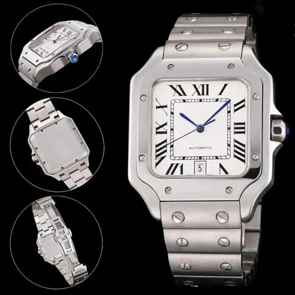 2022 quality men fashion watch classic square design stainless steel mens watches automatic movement glide sweep move wristwatches clock, Slivery;golden
2022 quality men fashion watch classic square design stainless steel mens watches automatic movement glide sweep move wristwatches clock, Slivery;golden