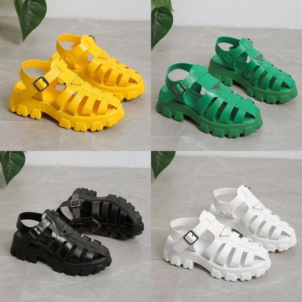 designer women sandals triangle fashion roma black white yellow green heightening buckle comfortable and breathable individuality luxury
designer women sandals triangle fashion roma black white yellow green heightening buckle comfortable and breathable individuality luxury