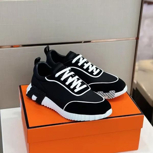 luxury 2023 new men bouncing runner sports shoes nappa leather technical jersey & suede goatskin low trainers comfort party dress walking, Black
luxury 2023 new men bouncing runner sports shoes nappa leather technical jersey & suede goatskin low trainers comfort party dress walking, Black
