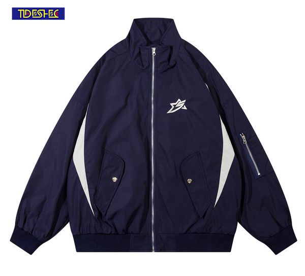 mens jackets fashion autumn streetwear sweatshirt women contrast patchwork zipper oversized coat embroidered pattern loose 230729, Black;brown
mens jackets fashion autumn streetwear sweatshirt women contrast patchwork zipper oversized coat embroidered pattern loose 230729, Black;brown