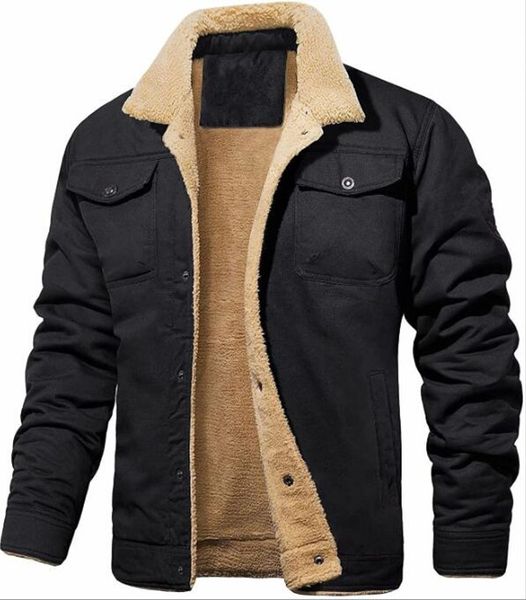 men's jackets casual denim cotton jacket men autumn winter loose stand collar zipperr button fleece coats outerwear, Black;brown
men's jackets casual denim cotton jacket men autumn winter loose stand collar zipperr button fleece coats outerwear, Black;brown