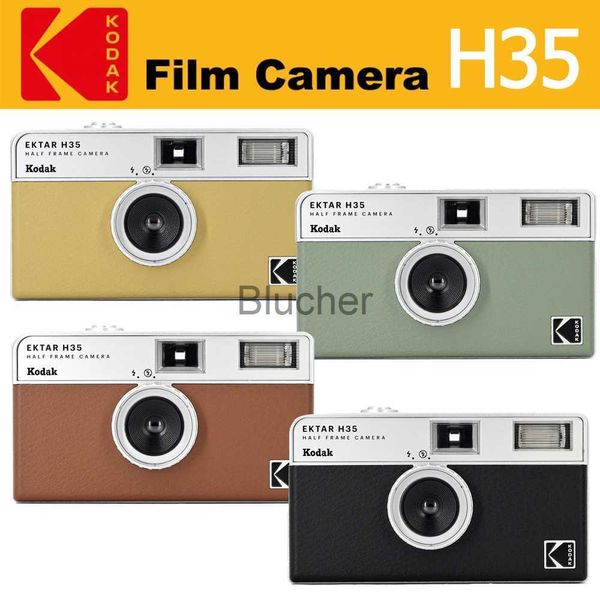 Image of Film 2023 New KODAK EKTAR H35 Half Frame Camera 35mm Film Camera Reusable Film Camera With Flash Light Gift x0731