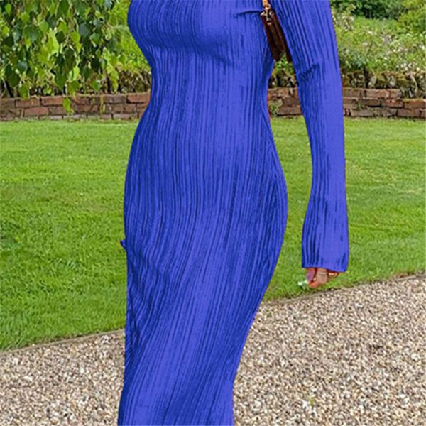 designer skirt long sleeve dresses women dress comfortable casual commuter urban women's round neck long sleeve slim pleated long skirt, Black;gray
designer skirt long sleeve dresses women dress comfortable casual commuter urban women's round neck long sleeve slim pleated long skirt, Black;gray